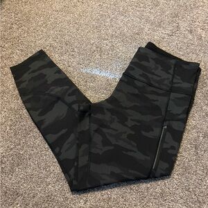 Athleta Black Reflective Rainier Tights